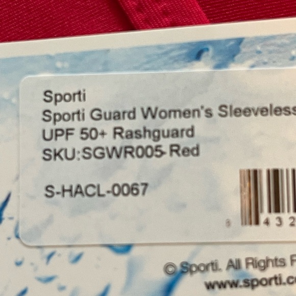 Red Lifeguard Rashguard - Picture 4 of 6